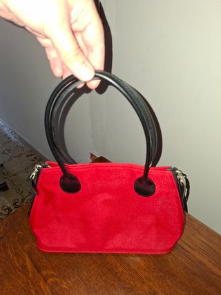 Borsa a mano vintage rossa