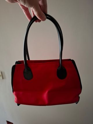 Borsa a mano vintage rossa