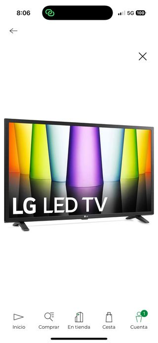 LG LED TV 32" SmartTV 2024