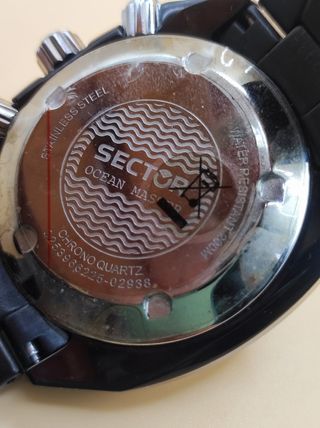 Reloj Sector Diver negro