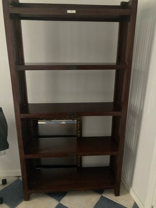 Estantería librería madera marrón