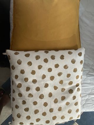 Cojines decorativos - Amarillo & Blanco