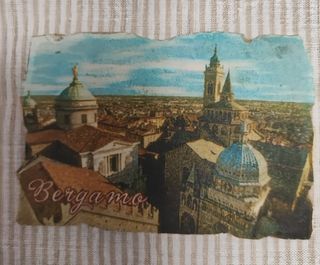 Imán nevera Bergamo Italia