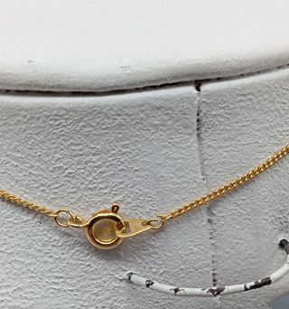 Collar mariposa vintage chapado en oro
