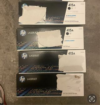 4 cartuchos HP 415A LaserJet