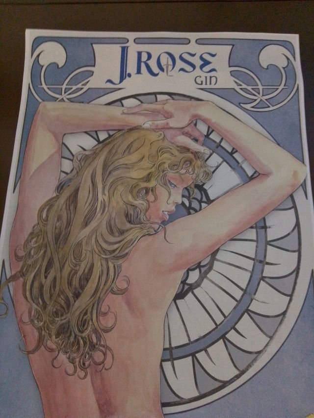 Poster J.Rose Gin Manara 33x48cm