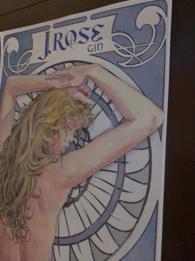 Poster J.Rose Gin Manara 33x48cm