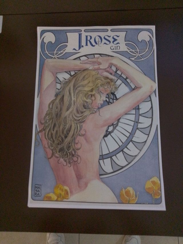 Poster J.Rose Gin Manara 33x48cm