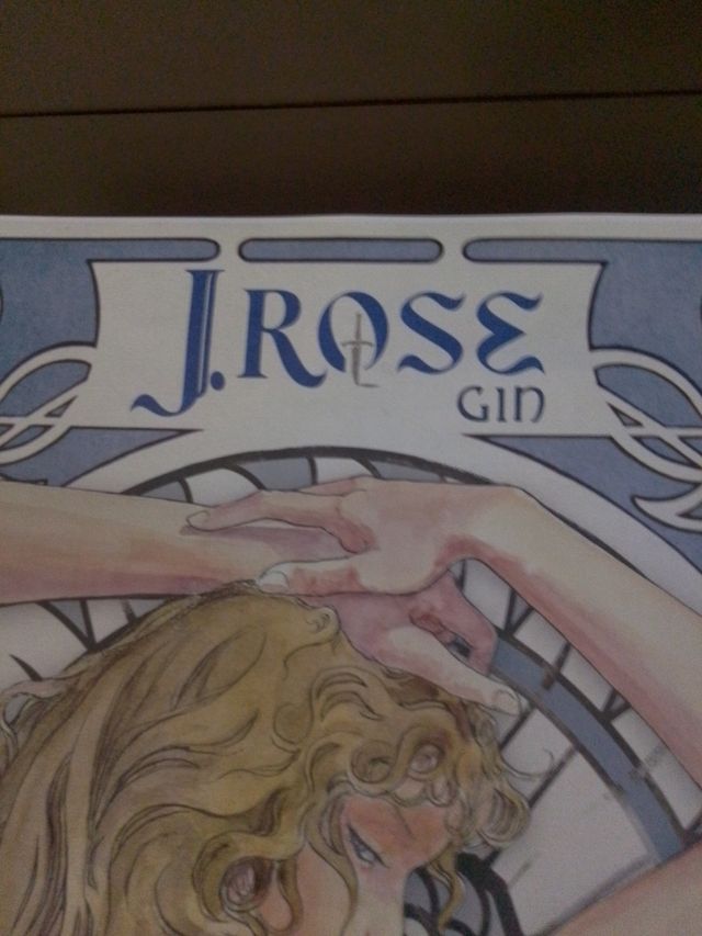 Poster J.Rose Gin Manara 33x48cm
