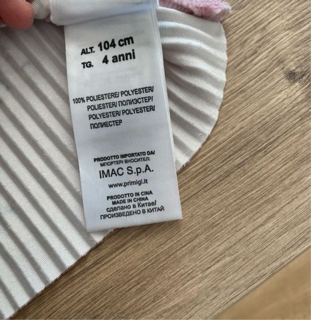 Gonna plissettata floreale bimba