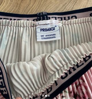 Gonna plissettata floreale bimba