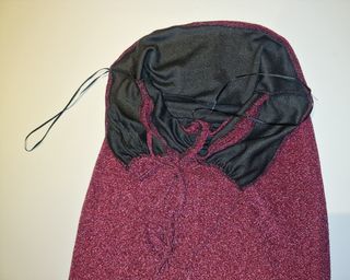 Vestido nuevo brillante fucsia talla S
