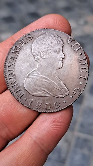 8 reales Fernando VII 1809 Sevilla