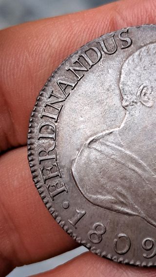 8 reales Fernando VII 1809 Sevilla