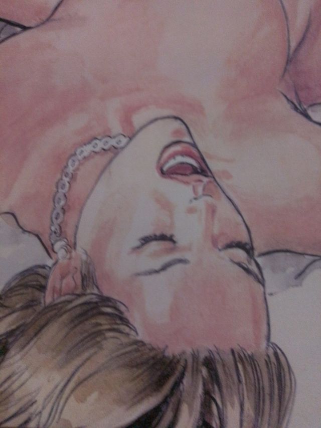 Poster J.Rose Gin designer Milo Manara