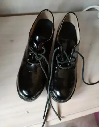 Zapatos Chica charol negros - Tacón no 37