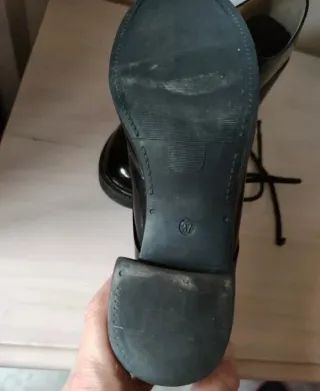 Zapatos Chica charol negros - Tacón no 37