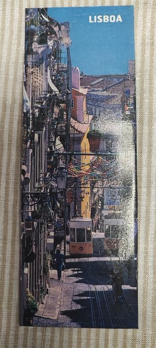 Imán nevera Lisboa - Postal vintage