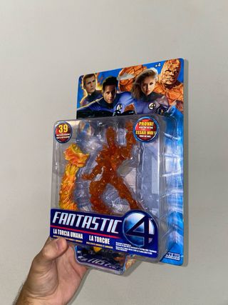 Flame on Human Torch ToyBiz Action Figure