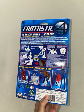 Flame on Human Torch ToyBiz Action Figure