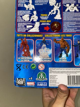 Flame on Human Torch ToyBiz Action Figure