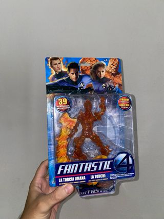 Flame on Human Torch ToyBiz Action Figure