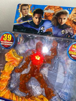 Flame on Human Torch ToyBiz Action Figure