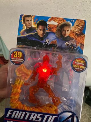 Flame on Human Torch ToyBiz Action Figure
