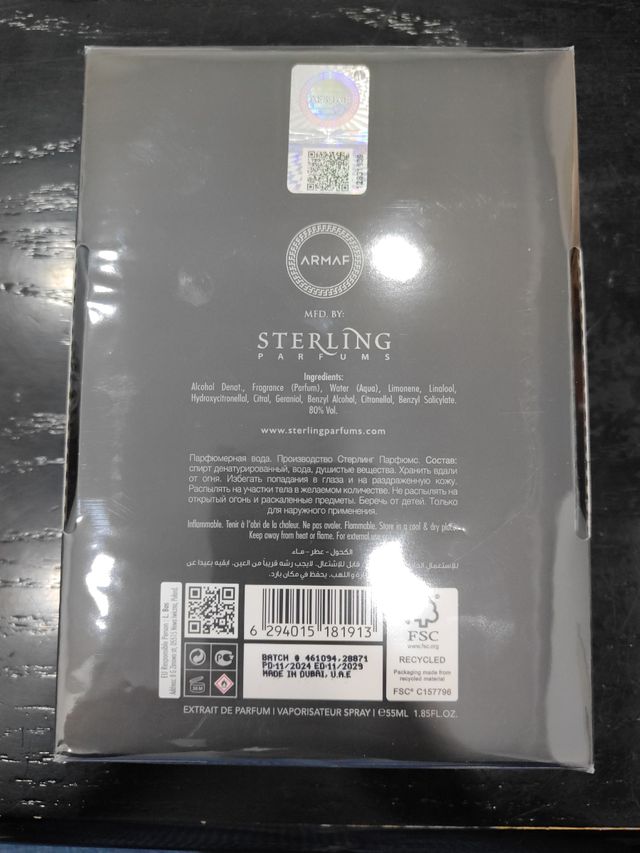 Armaf Precieux I Club de Nuit extracto de perfume