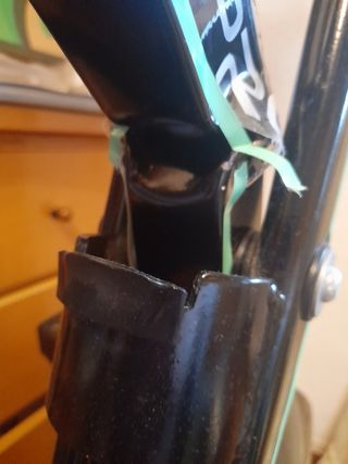 Bicicleta estática Plegable BikePro¡barra doblada¡