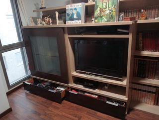 Mueble salón - Madera & Cristal

