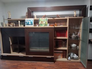 Mueble salón - Madera & Cristal


