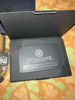 Anello Ottasilver argento nuovo con pietra
