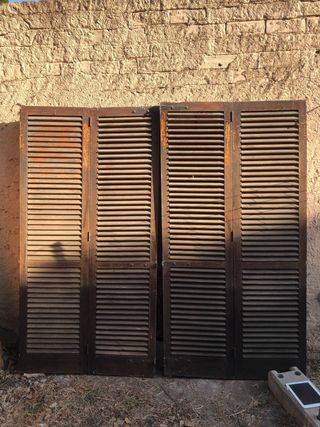 Porticones madera - mallorquinas.