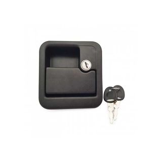 38,40€Cerradura exterior negra cilindro y 2 llaves
