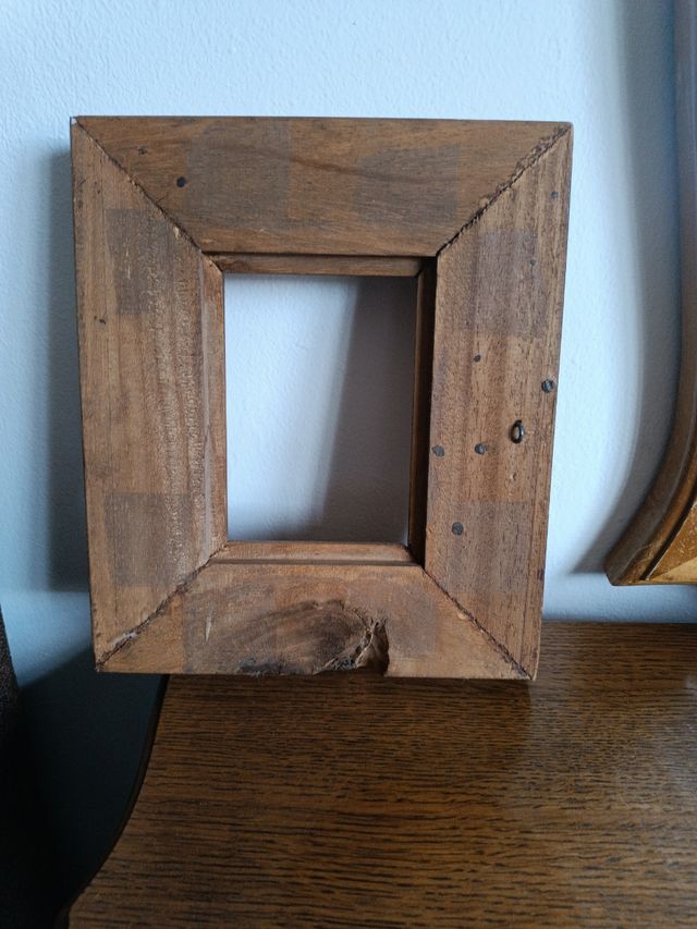 Marco madera marrón