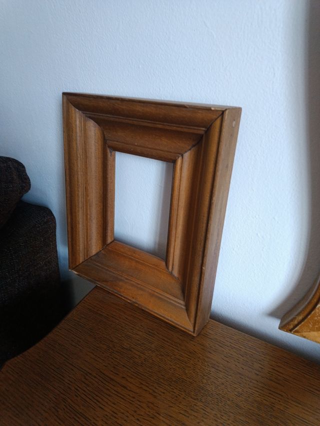 Marco madera marrón