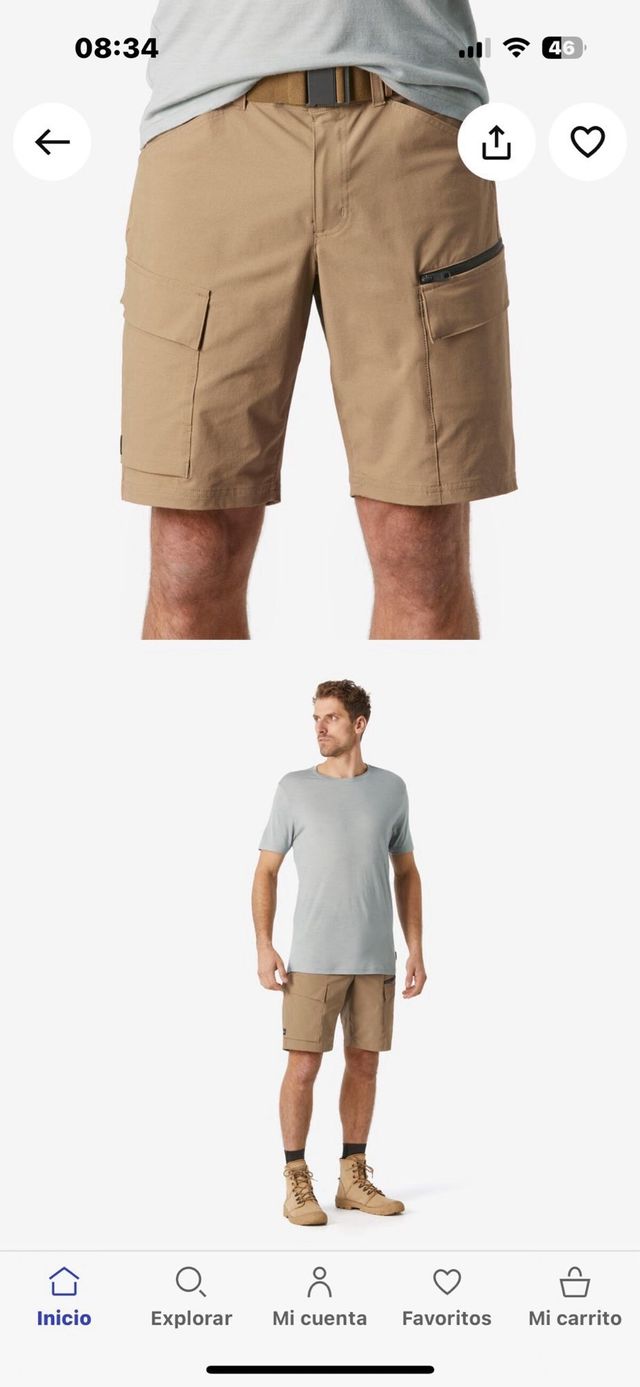 Pantalón corto Simond Travel 900 - Hombre XXL