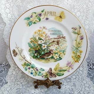 Piatto April, Edith Holden, Caverswall