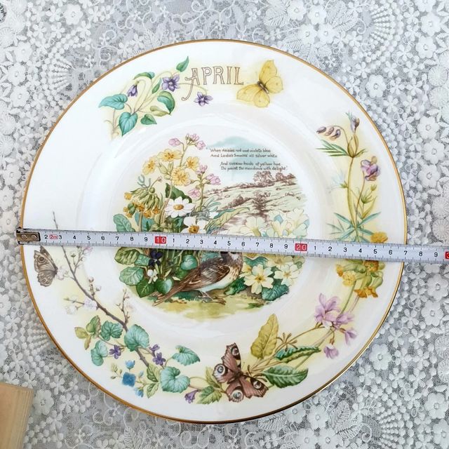 Piatto April, Edith Holden, Caverswall