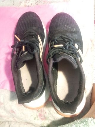 Zapatillas Adidas - Bambas Negras y Rosas