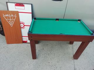 Mesa billar + hockey aire 103x58cm