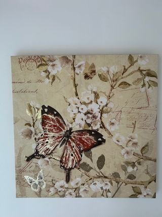 Lienzos acrílicos mariposas