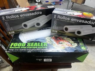 Envasadora vacío + 2 rollos 22/28cm