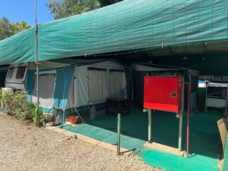 Parcela caravana camping Palmeres Sueca