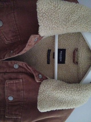 Chaqueta pana marrón talla M