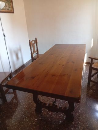 Mesa comedor madera maciza