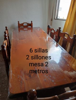 Mesa comedor madera maciza