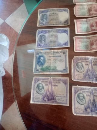 Colección billetes antiguos