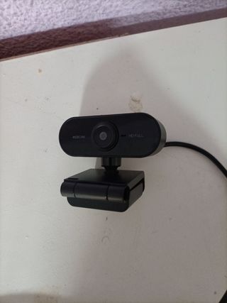 Webcam HD Portátil Negra